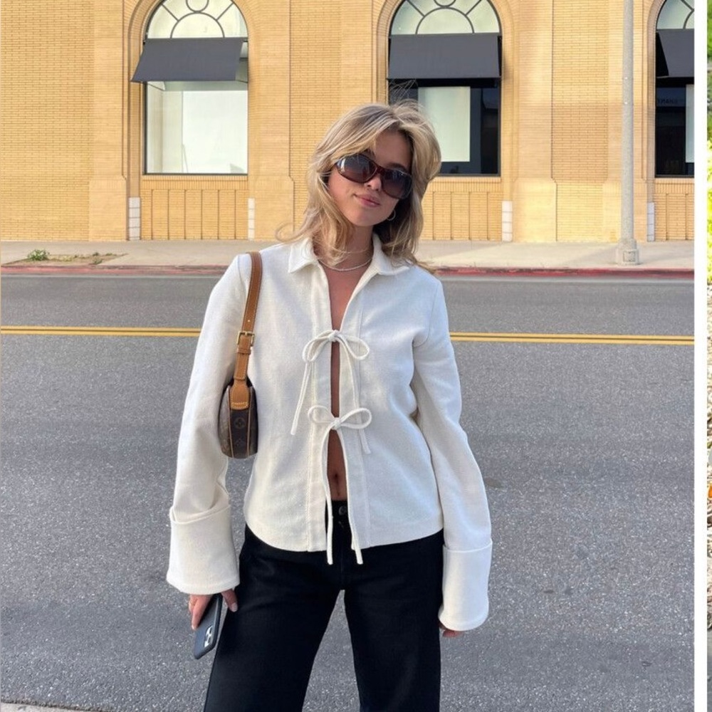Djerf Avenue Occasion Top Cream